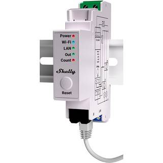 Shelly Pro EM 50A - WiFi 1-faset energimåler, 2x50A