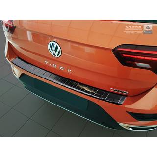 Læssekantbeskytter - VW T-Roc Årg. 2017-> Rustfrit Stål - Sort Børstet Stål