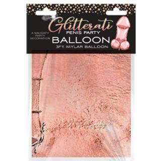 Little Genie Productions Glitterati Mylar Balloon 3ft Rose Gold