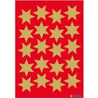Herma stickers Decor stjerner ø21 guld (3)