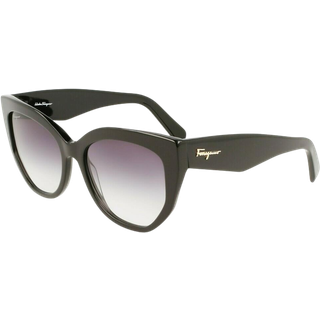 Ferragamo Kvinde SF1061S 001 Solbriller Acetat Sort Grå Cat Eye Fotokromatisk Skygge