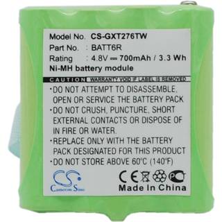 Batteri til Uniden GMR1038 / AVP6 mfl. NI-MH erstatningsbatteri