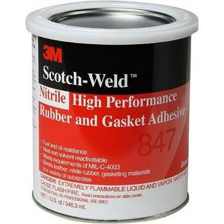 3M nitril High Performance Rubber and PaSepaSe Acthesive 847 Brown