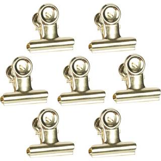 Jam Paper Metal Bulldog Clips - Medium - 31mm - Guld - 15/pakke