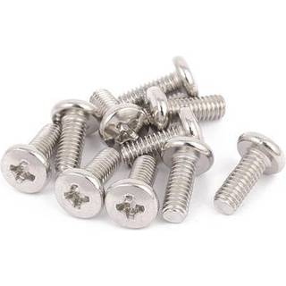 Uxcell M4 x 10mm TV Computer LCD Monitor Stand montering Phillips Hovedskrue 10stk