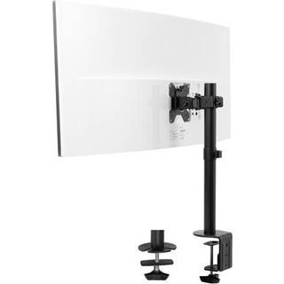 Vivo Clamp-On Single Ultra Wide Monitor Desk Mount Low Profile Heavy Duty Justerbar stativ til 1 ultrawide sk?rm op til 45 tommer 25 lbs kapacite