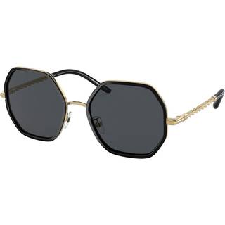 Tory Burch TY6092 332787 55 Solbriller Kvinder Guld - Black Gold - 55mm