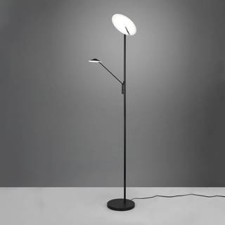 LED-gulvlampe Brantford læselampe sort mat
