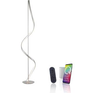 Paul Neuhaus Q-Swing LED-gulvlampe, stål