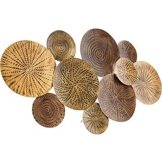 Art Deco væglampe antik guld 93 cm 2-lys - Kelly
