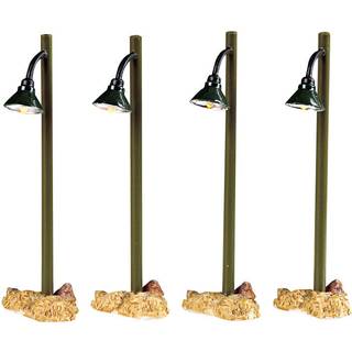 Rustic Street Lamp Set Of 4