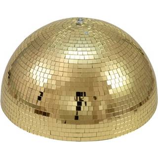 Eurolite Half Mirror Ball 40cm gold motorized TILBUD NU