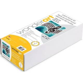 Wonderart Treble Clef Latch Hook Kit 12 """" X 12 """"