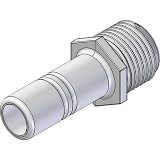 Adapter Whale Stem Adaptor, plast, Whale Quick Connect 15 mm (WS15) (udvendig) til 1/2" G (BSP) (udvendig), hvid, 2-pack