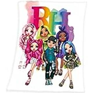 Rainbow High Fleece tæppe - 130 x 160 cm
