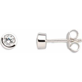XENOX Ohrstecker - Silver Circle Zargenfassung - XS7122 - silber