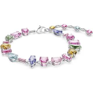 Gema Armband, Verschiedene Schliffe, Mehrfarbig, Rhodiniert