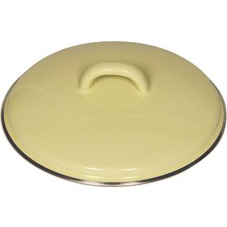 Riess Classic Pastell Deckel 16 cm gelb - Emaille - Gelb