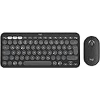 Logitech Pebble 2 Combo Tastatur og mus-sæt Saks Trådløs --> På fjernlager, levevering hos dig 05-06-2026