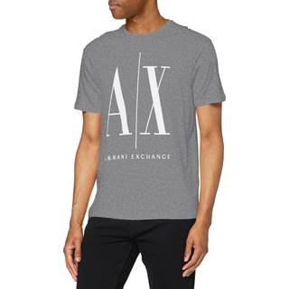 Armani Exchange Crew Neck Logo T Shirt Grey