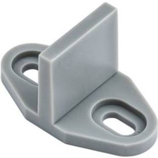 National Hardware N187-090 V1070 Skyded?r Hardware Single Floor Guide in Grey