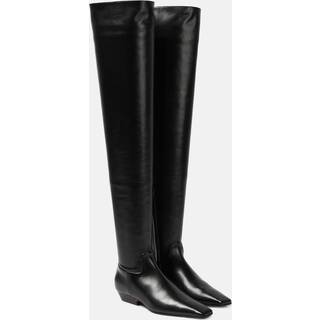 Khaite Marfa leather over-the-knee boots - black - EU 36