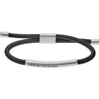Armani Exchange Black Fabric ID Men's Bracelet AXG0041040
