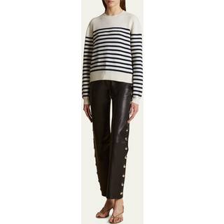Khaite Viola cashmere-blend sweater - white - S