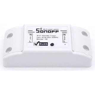 FORÅRSUDSALG - Smart Strømbryder WiFi - Sonoff Basic R2 (NY)