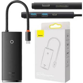 Baseus 6-ports USB-C hub HDMI/2x USB-A/USB-C PD/SD/TF