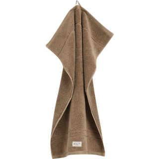 Gant Home Premium Håndklæde 50x70 Cm - Håndklæder & Badelagner Økologisk Bomuld Cold Beige - 852012403-204