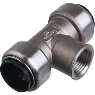 Roth Tee rustfritt stål 15 mm x 1/2" x 15 mm
