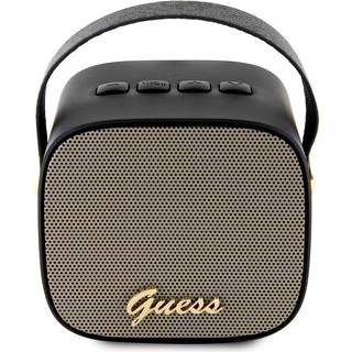 Guess GUWSB2P4SMK Mini Bluetooth Højttaler 4G Rem - Sort