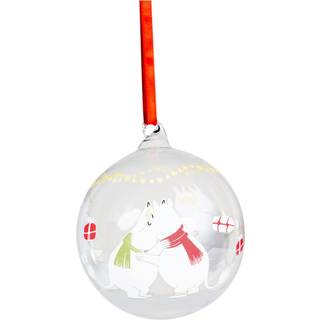 Julekugle Happy Holidays 9 cm
