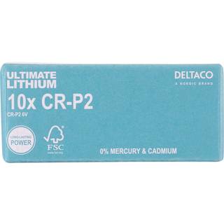 Deltaco Ultimate Lithium Battery CR-P2 - 10-pack