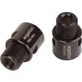 Ergotec Pedalforlænger 18 mm - sort - 06019101