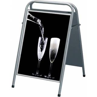 TWIN Light gadeskilt B2 Expo Sign 50x70cm med magnet hvid