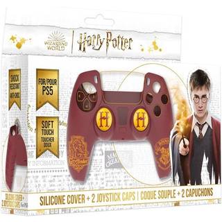Trade Invaders Harry Potter - Silicone Case + Grips for PS5 Controller - Gryffindor - Red - Miscellaneous Tilbehør til spillekonsol - Sony PlayStation 5