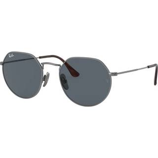 Ray - Ban Unisex RB8165 9244R5 Solbriller Titanium Grå Blå Geometrisk Normal
