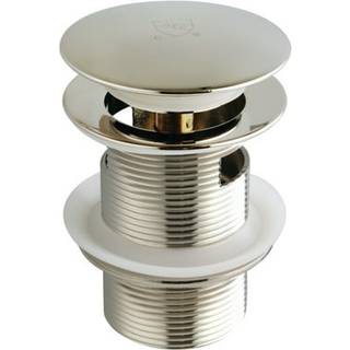 Kingston Brass Vtdeshoepn Trimscape Toe-Touch Tub Overl?b 1-1/2 """" gevindafl?bspoleret nikkel
