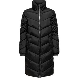 JDY - Sort - Jdynewfinno Long Padded Jacket Otw - Small