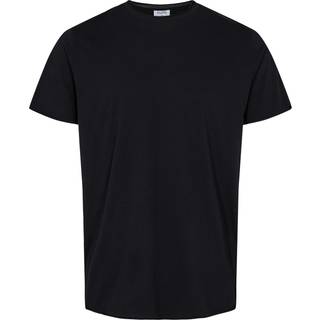 Filippa K Roll Neck Crew Neck Tee Black
