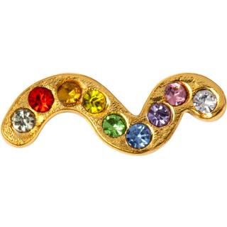 Snaky Ørering, Guld/Rainbow