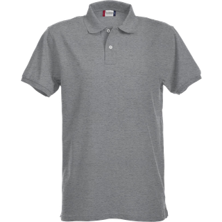 Clique 28240 Stretch Premium Polo Gråmeleret 2XL