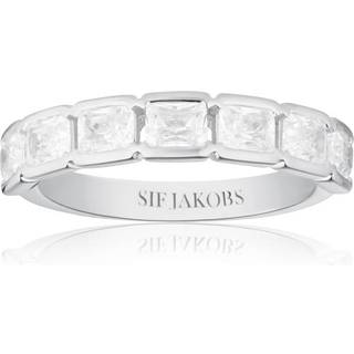 Sif Jakobs Roccanova sølv ring med hvide cubic zirkonier