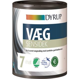 Dyrup Sensidek vægmaling 0,75 ltr., 7 mat, hvid base 10 2304-800-3