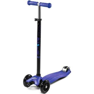 Micro Maxi Blue T-bar løbehjul med tre hjul - 5-12 år - blå