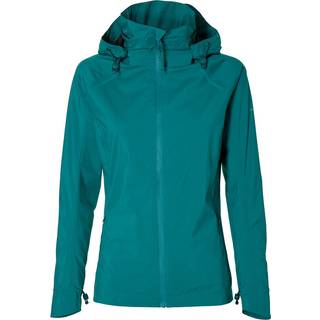 Regnjakke Skane Basil Dame Teal Green