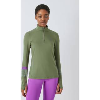 Ronhill Tech Afterhours 1/2 Zip Running Shirt Women - Olive, Size M - olive