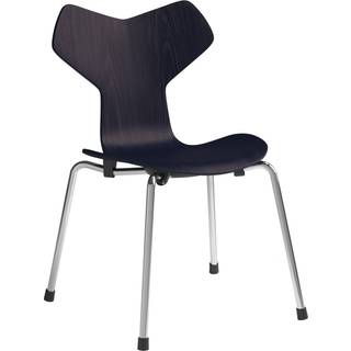 Fritz Hansen Grand Prix Børnestol Krom/890 Midnight Blue